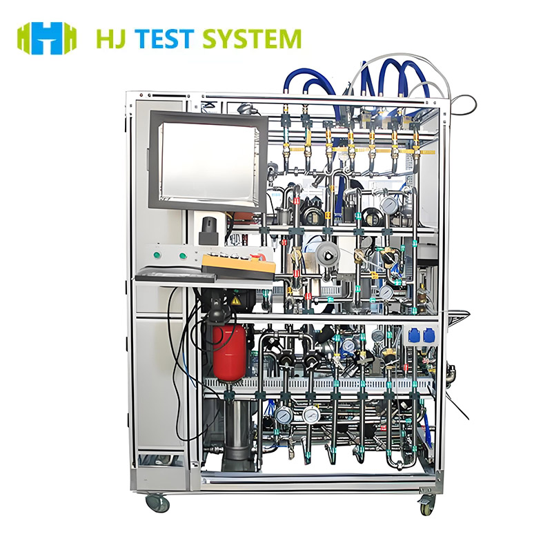 Wall-mounted boiler test equipment