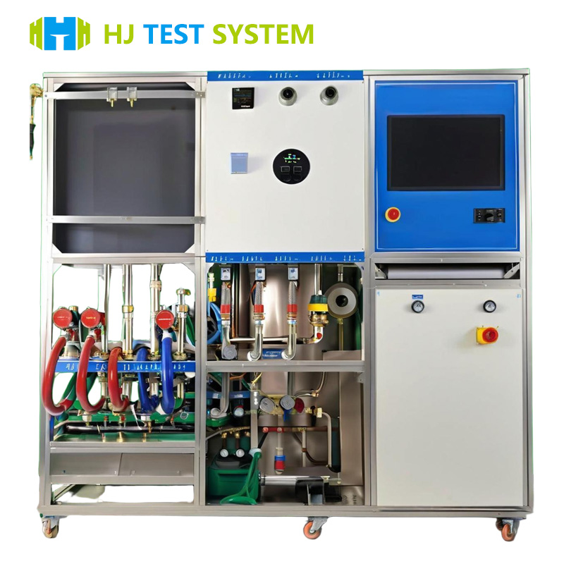 wall-mounted boiler testing equipment front view